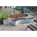 Concrete Bench No.184 with backrest Concrete Benches