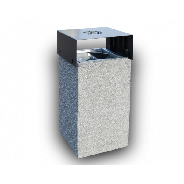 Concrete Litter Bin No.146 with ashtray 